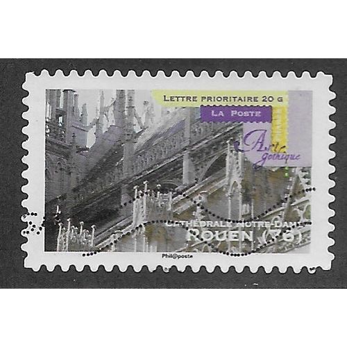 FRA 2011 (58c) 'GOTHIC ART - ROUEN 76' FINE USED (EBID56-595)