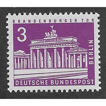 BERLIN -1956 U/M 3pf 'BERLIN BUILDINGS SERIES' (EBID63-245)
