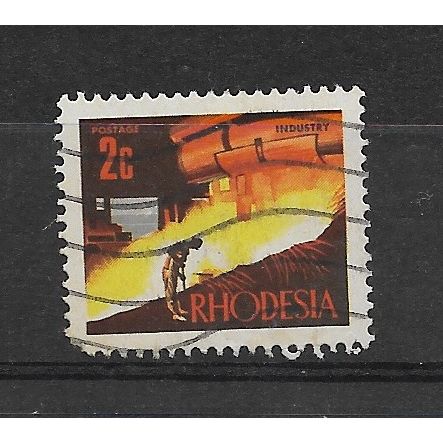 Rhodesia.SG440 2c Pouring Molten Metal.Fine Used.Aug19a