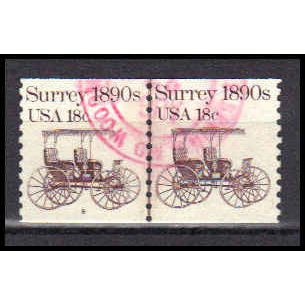 Used 1907 18c Surrey Very Fine CNP Left 8 PA0529