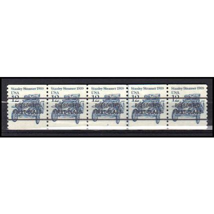 2132a 12c Stanley Steamer Very Fine MNH Dry Gum PNC 2/5 AA0439