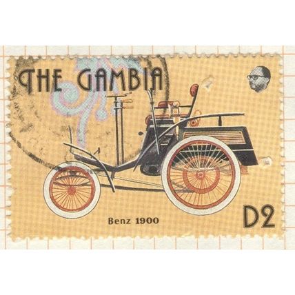 Gambia stamps 1993 - D2 multi - Benz 1900 - used