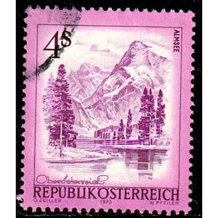 Austria 1973 Landscapes 4S Used Stamp.