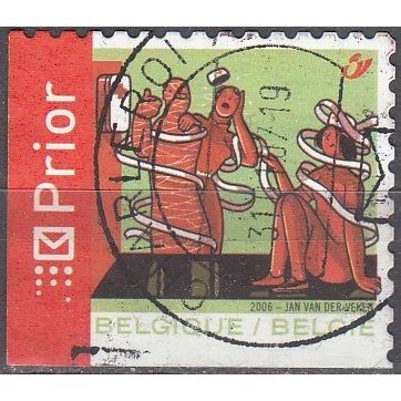 Belgique 2006 Michel 3574IBE O Cote (2008) 2.60 € Croix-Rouge Cachet rond