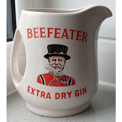 Wade 'Beefeater' Extra Dry Gin Jug, retro, vintage