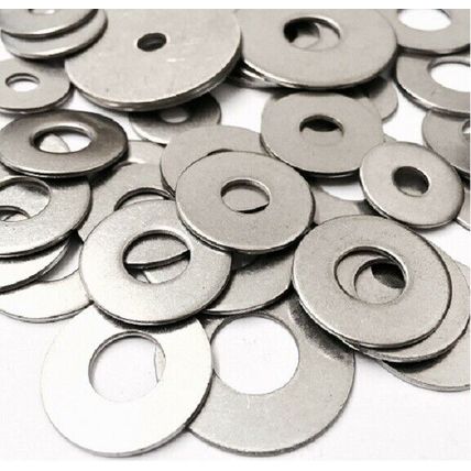 M5 M6 M8 M10 M12 PENNY REPAIR MUDGUARD WASHERS ZINC STEEL LARGE OD