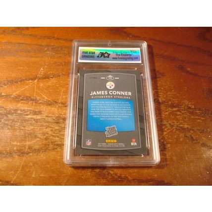 2017 Panini Donruss Optic, Graded Mint 9, JAMES CONNOR Rc, Red/Yellow RR