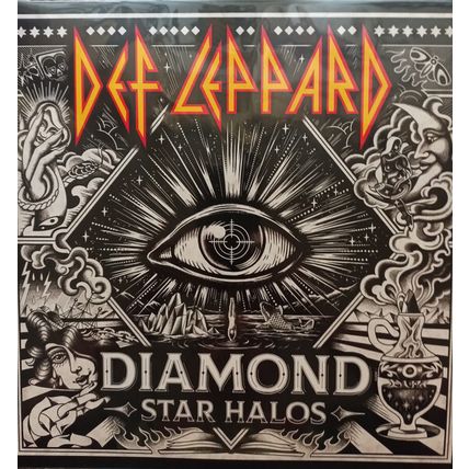 Def Leppard "Diamond Star Halos" Walmart Exclusive Metallic Lithograph Vinyl NEW