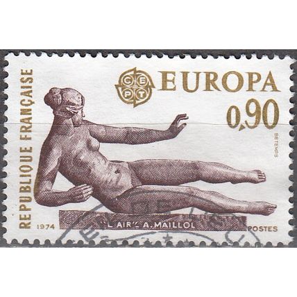 France 1974 Michel 1870 O Cote (2008) 0.70 € Europa CEPT Sculpture Maillol l'Air