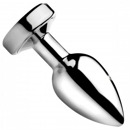 Light Up Anal Plug Small Metal Rave Show Booty Sparks Ass Butt Play LED Aluminum