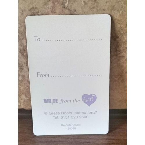 Keepsake Memorial Card + mini card inside #1