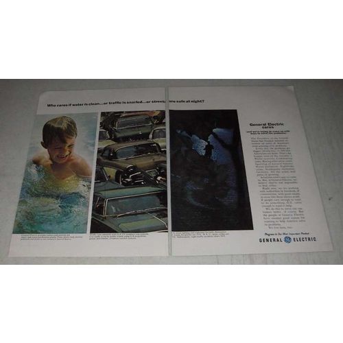 1965 General Electric Ad - Who Cares if Water is Clean
