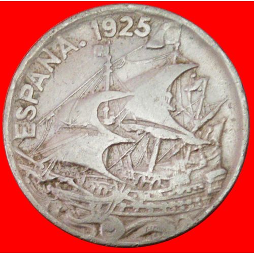 SHIP: SPAIN ★ 25 CENTIMOS 1925! LOW START ★ NO RESERVE! Alfonso XIII (1886-1931)