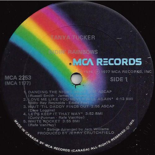 MCA #2253 - Tanya Tucker "Ridin' Rainbows"