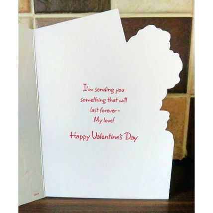 Valentine's Card - Glitter Card - 002