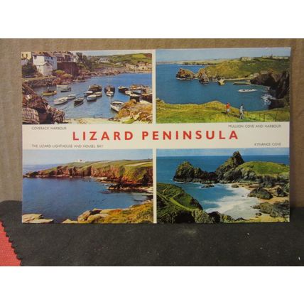 multiview, LIZARD PENINSULA, CORNWALL, unused vintage postcard by Jarrold. =