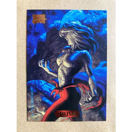 Marvel Masterpieces 1994 Base trading Card # 53 Husk (B) Fleer