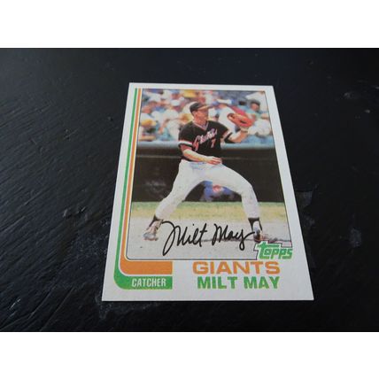 1982 Topps Card # 242 Milt May Near Mint (7) San Francisco Giants