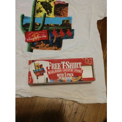 Marlboro Cigarettes White Marlboro Country Store T Shirt XL