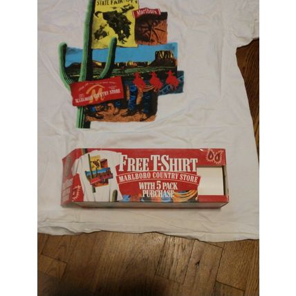 Marlboro Cigarettes White Marlboro Country Store T Shirt XL