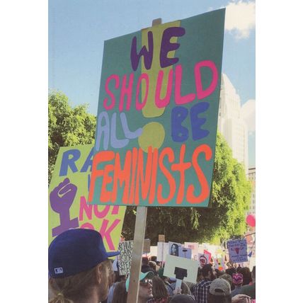 We Should All Be Feminists Political March Rally Politics Postcard