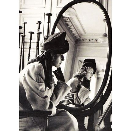 Millenery Salon WW2 Real Photo Ladies Model Modelling Paris Fashion RPC Postcard