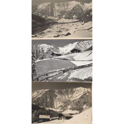 Adelboden Im Stiegeslchwand 3x Switzerland Old Postcard s