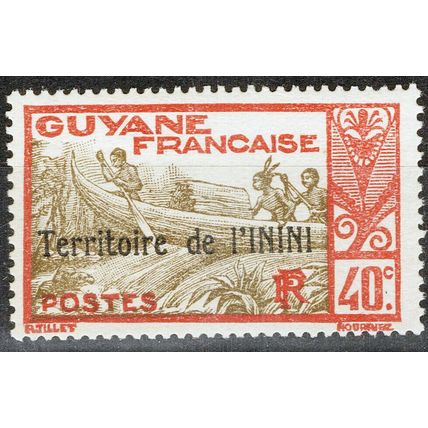 ZAYIX Inini 13 MNH Canoe Military Indigenous People 072822S47M