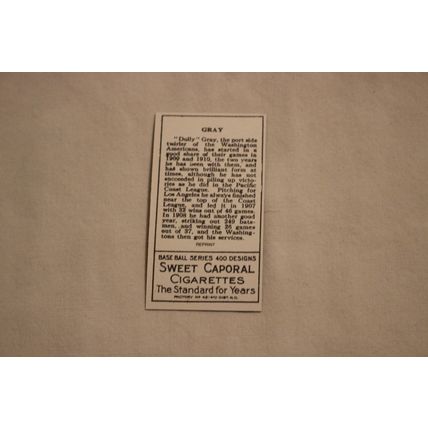 "Dolly" Gray Card Collectors 1911 T-205 Gold Border REPRINT