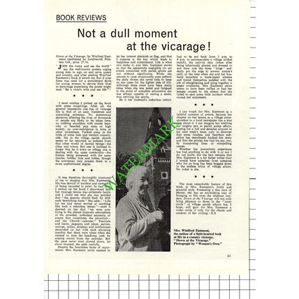 Winifred Eastment - 1968 Article