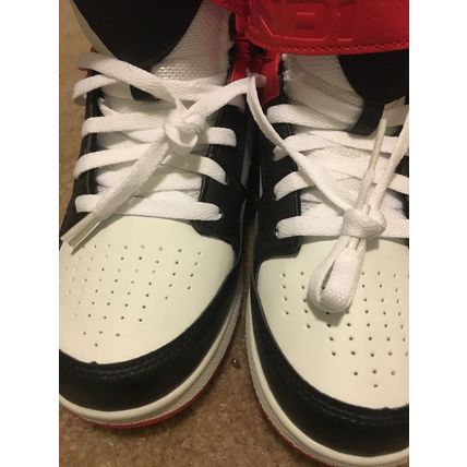 AND1 Youth Boys Red White Black Athletic Shoes Sneakers High-Top Size 6