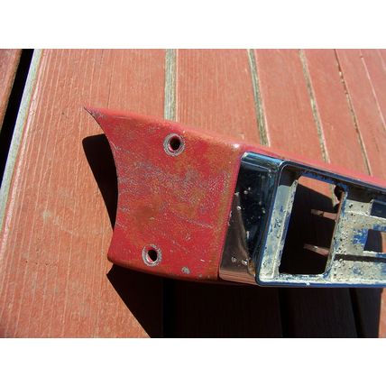 1965 Plymouth Barracuda Red Floor Shift Automatic Console OEM 2581206 2581226