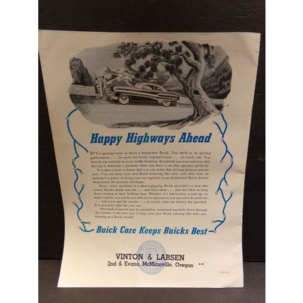 January 1950 Buick Magazine Announcement Issue Vol 11 No. 7