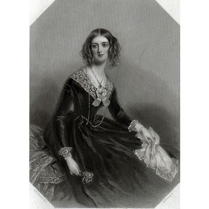 HONOURABLE MRS SPALDING 1842 John Henry Robinson - Chalon ENGRAVING