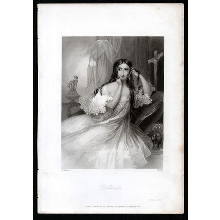 DOLORIDA 1837 Charles Knight - Kenny Meadows VICTORIAN ENGRAVING