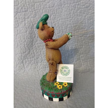 MAX THE BEAR KITE FLYER 1996 JIM SHORE ENESCO RESIN STATUE