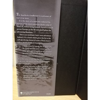 The Auschwitz Goalkeeper - Ron Jones & Joe Love - Hbk - 2013 - Signed Copy