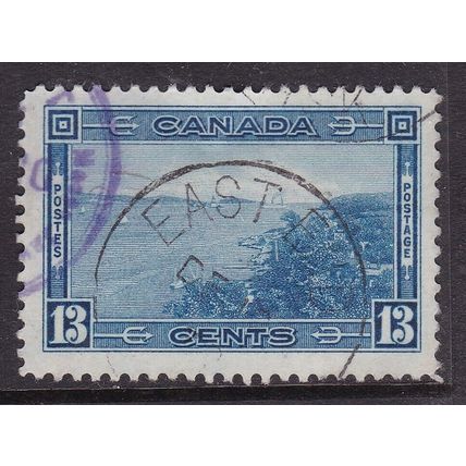 Canada 1938 Entrance to Halifax Harbour 13c Fine Used SG 364 VGC