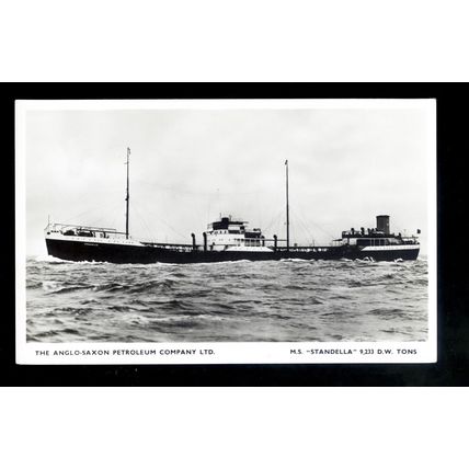 TA0941 - UK - Anglo-Saxon Oil Tanker - Standella - postcard