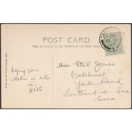 Victoria Square and Post Office, Birmingham, 1907 - Valentine's Postcard