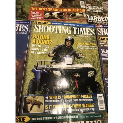 Shooting Times x 7 issues, 2007, job lot