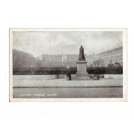 Hastings, Warrior Square, Sussex, Postcard.