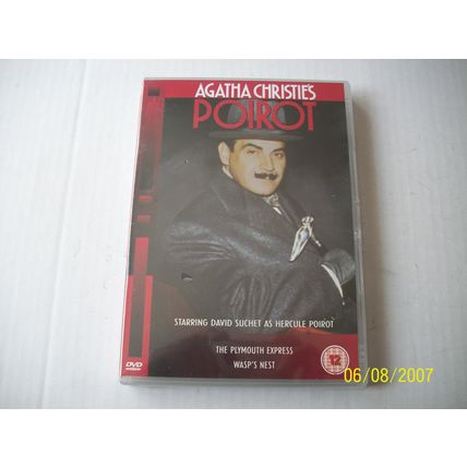Agatha Christie-Poirot-The Plymouth Express/Wasp"s Nest-DVD Factory Sealed reg2