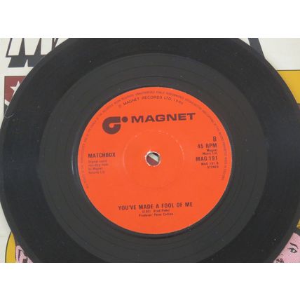 4 X 7 INCH VINYL SINGLES. MATCHBOX, AMI STEWART, BELINDA CARLISLE, THE WEATHER G