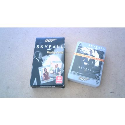 JAMES BOND: 007 - Playing Cards (Sealed) 2 Packs: Skyfall & 50th Anniversary