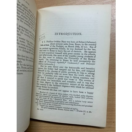 c1898 "OVID: METAMORPHOSES BOOK XIII" LATIN 8CE ROMAN POEM HARDBACK BOOK (P3)