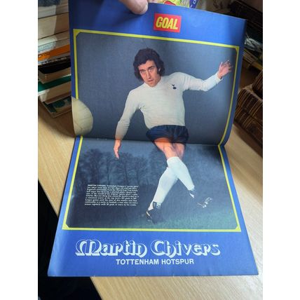GOAL MAGAZINE #278 29 DEC 1973 UK FOOTBALL MAGAZINE - MARTIN CHIVERS POSTER (LL)
