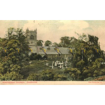 Rostherne Church, Cheshire, Vine Series No 47 Postcard, 1904
