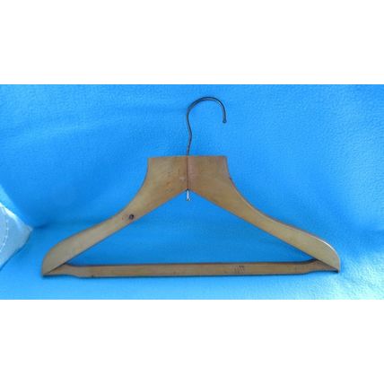 Burton The Tailor Of Taste Wigan Lancashire Vintage 1930's Wooden Coat Hanger (a