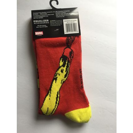 NEW Marvel Iron-Man Unisex Crew Socks Size 9-13